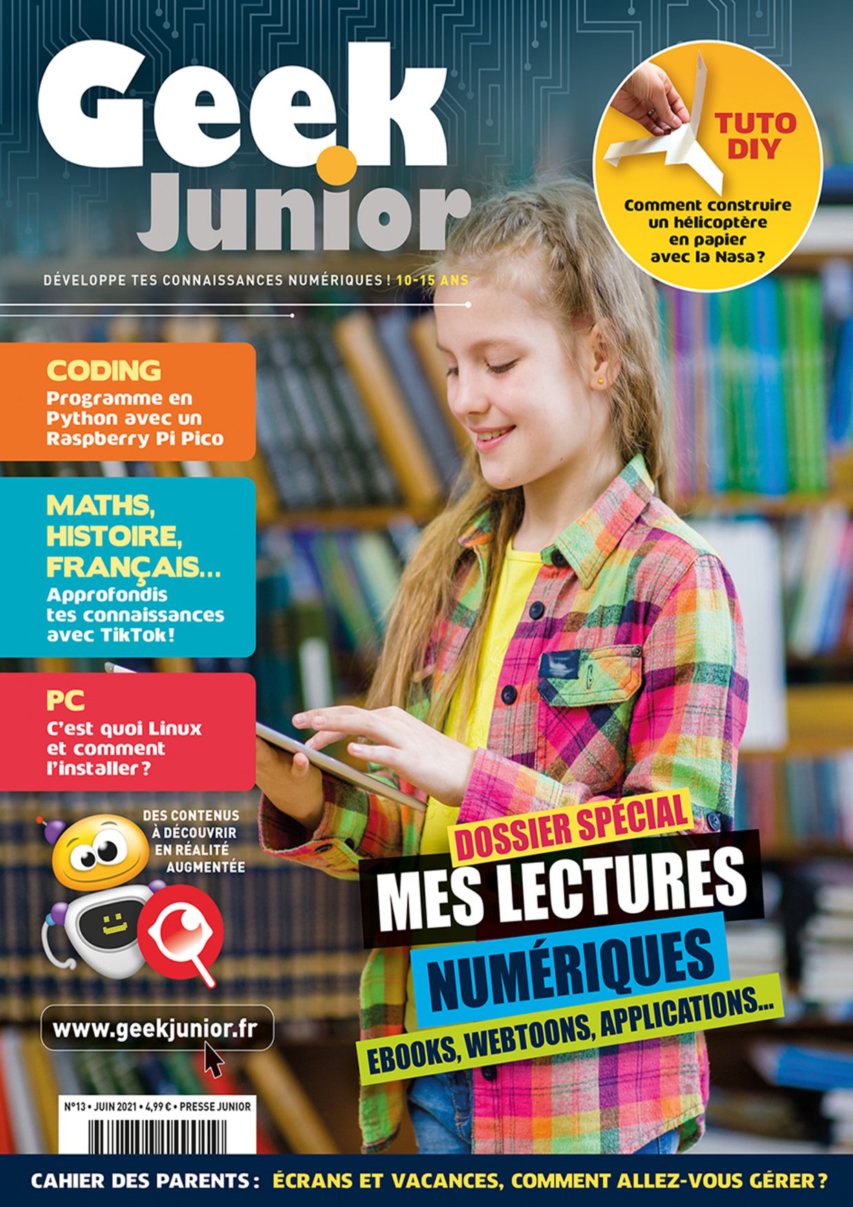Couverture Geek Junior n°13