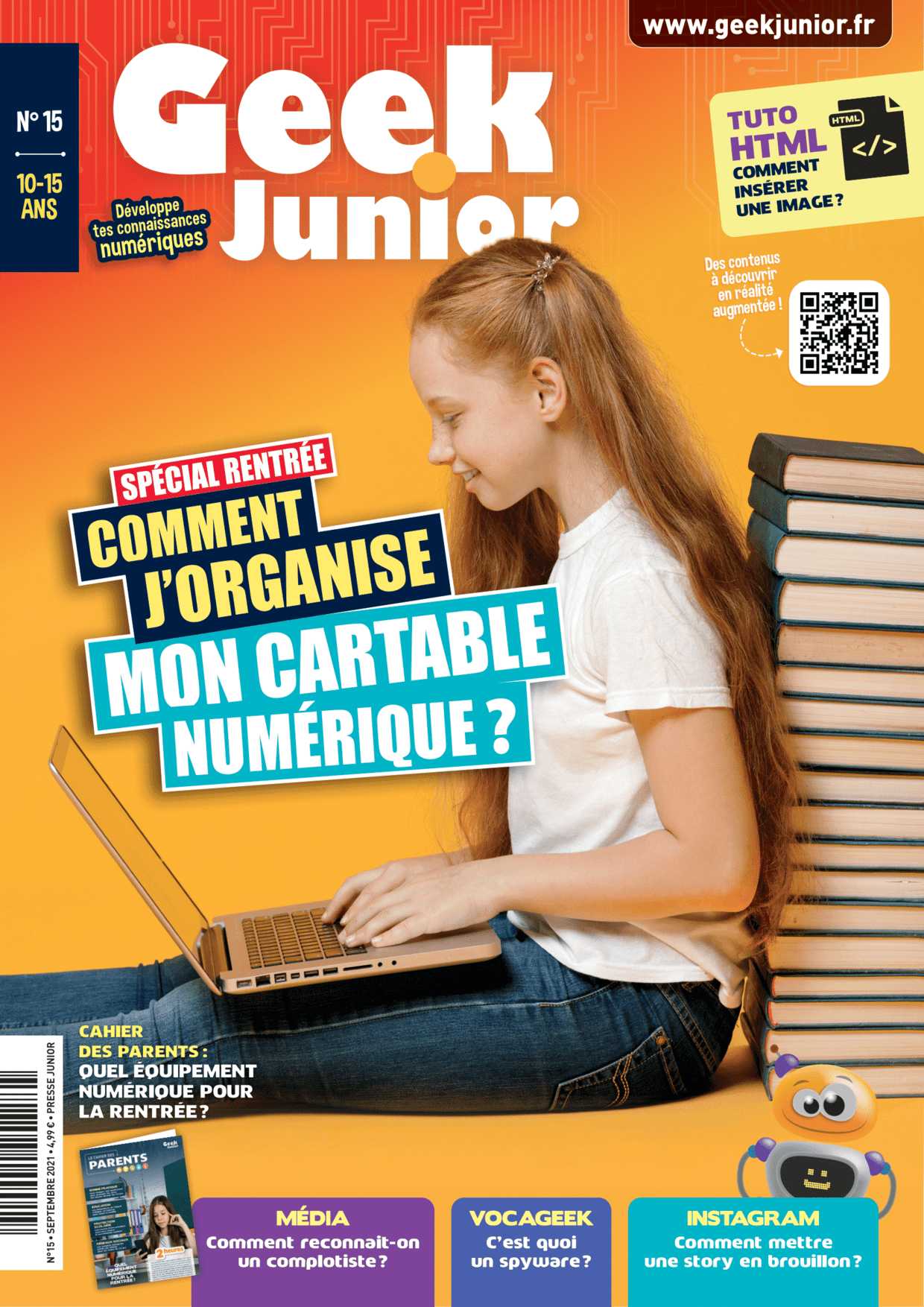 Couverture Geek Junior n°15
