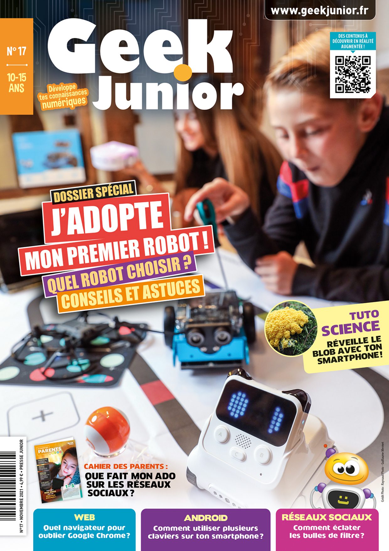 Couverture Geek Junior n°17