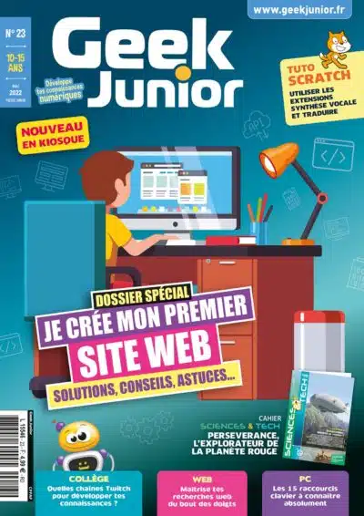 Couverture Geek Junior n°23