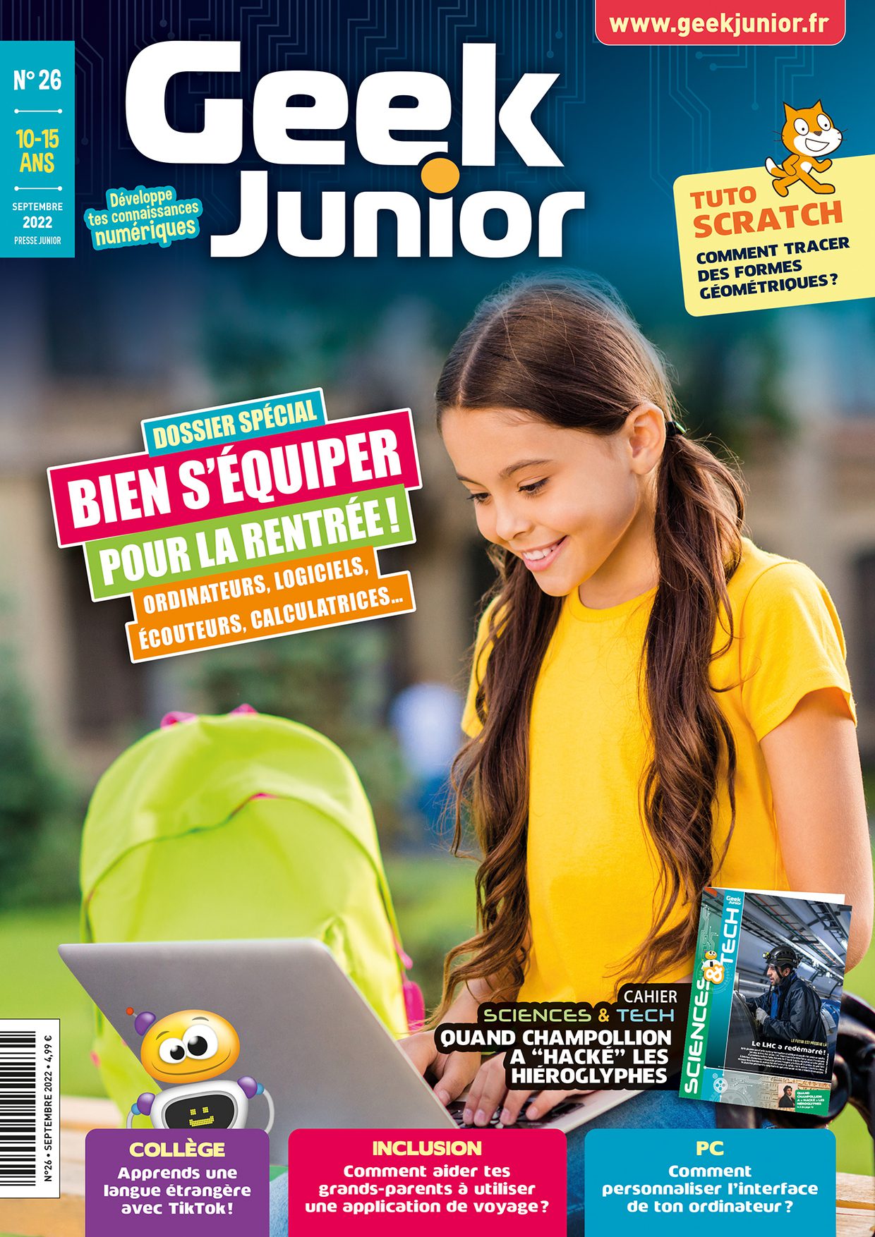Couverture Geek Junior n°26