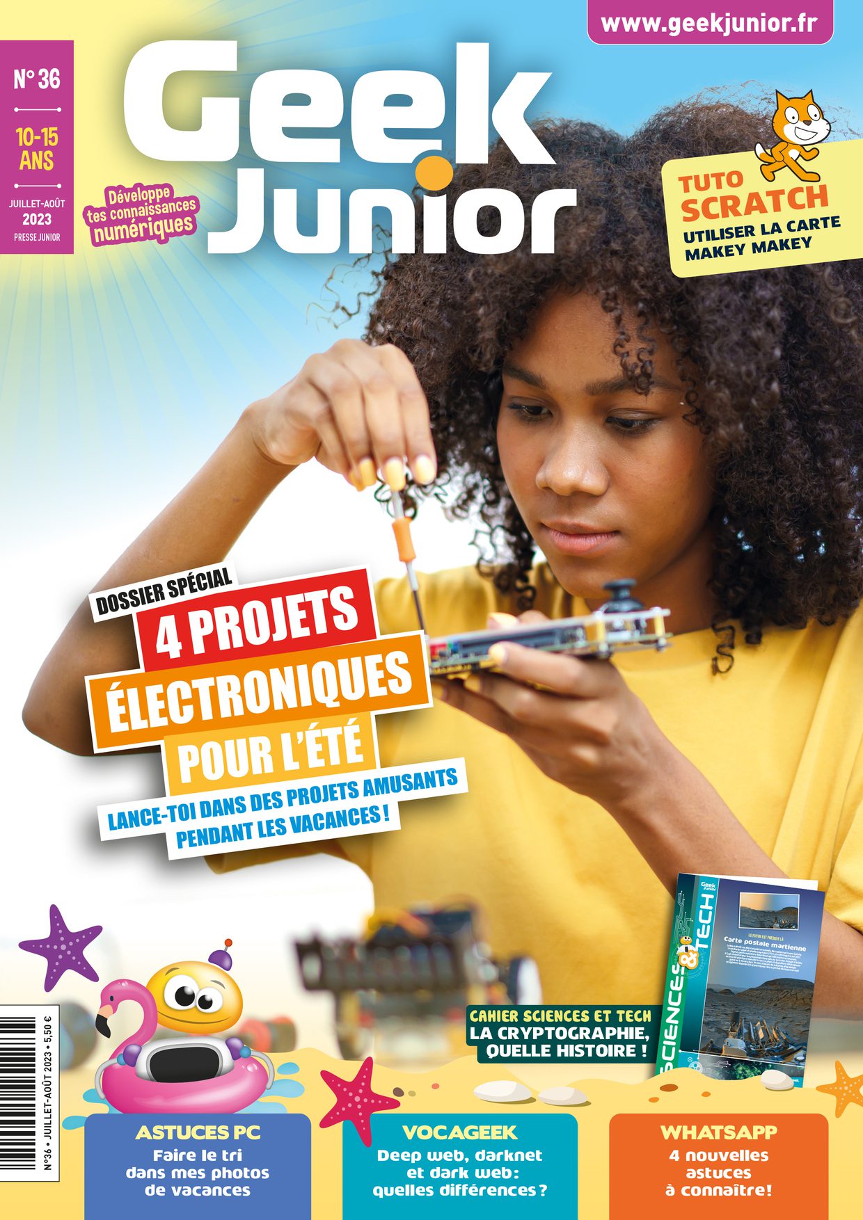 Couverture Geek Junior n°36