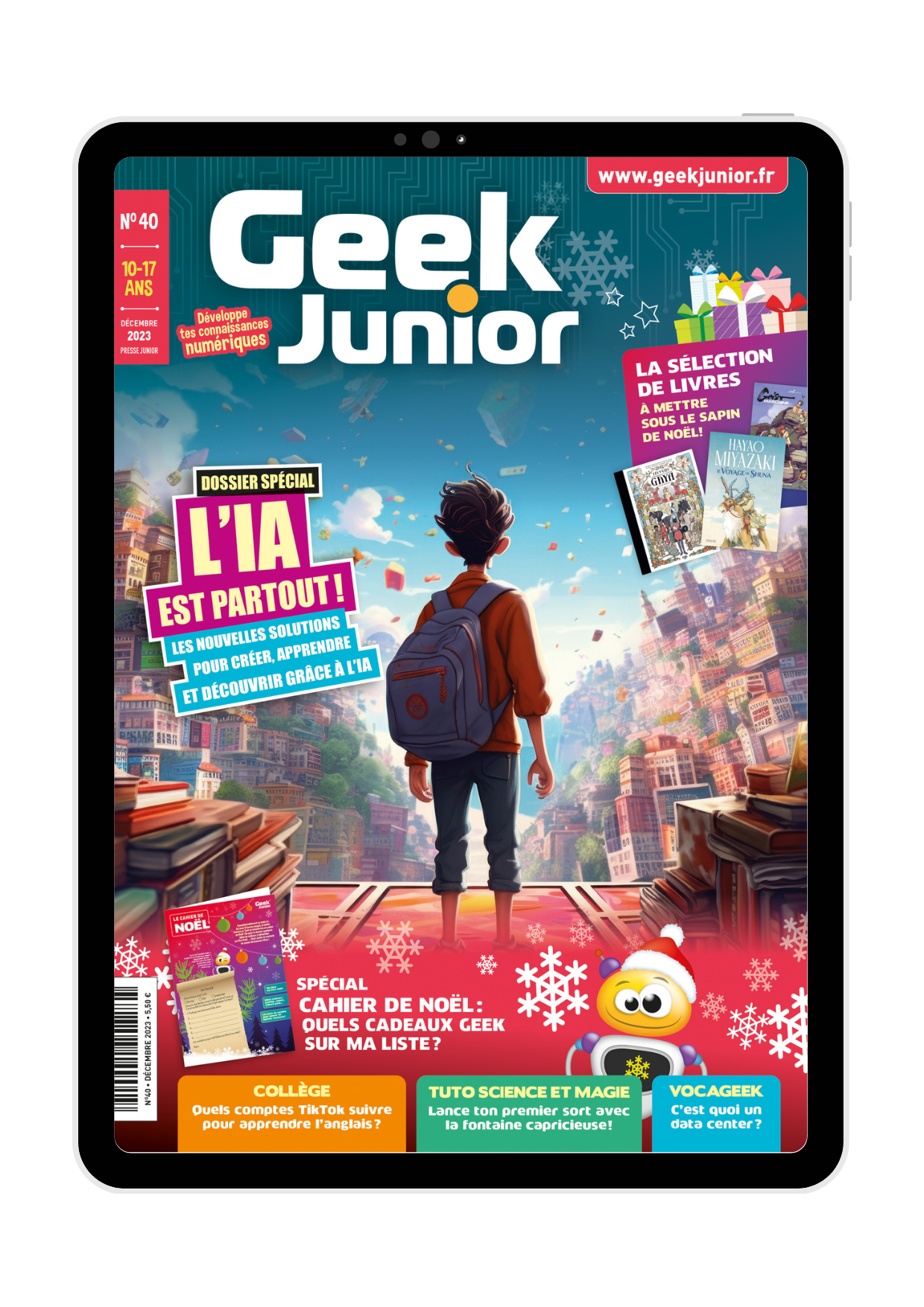 Couverture version numérique Geek JR 40